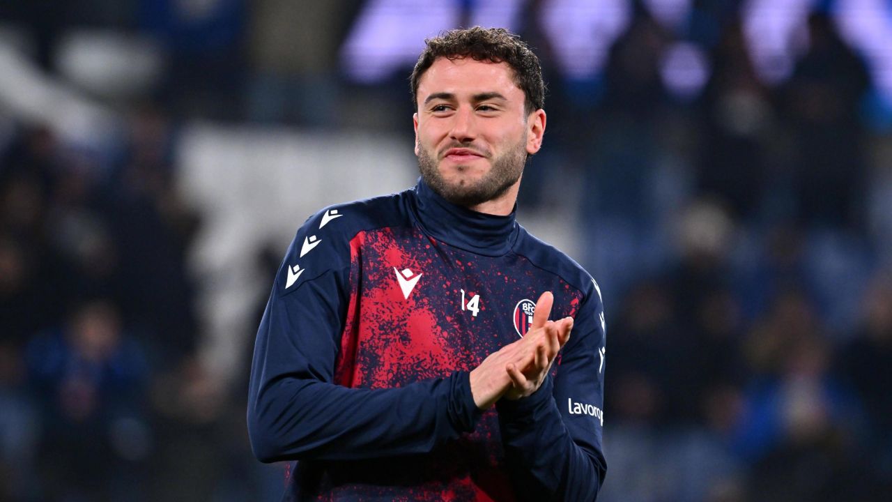 Calabria con la maglia del Bologna