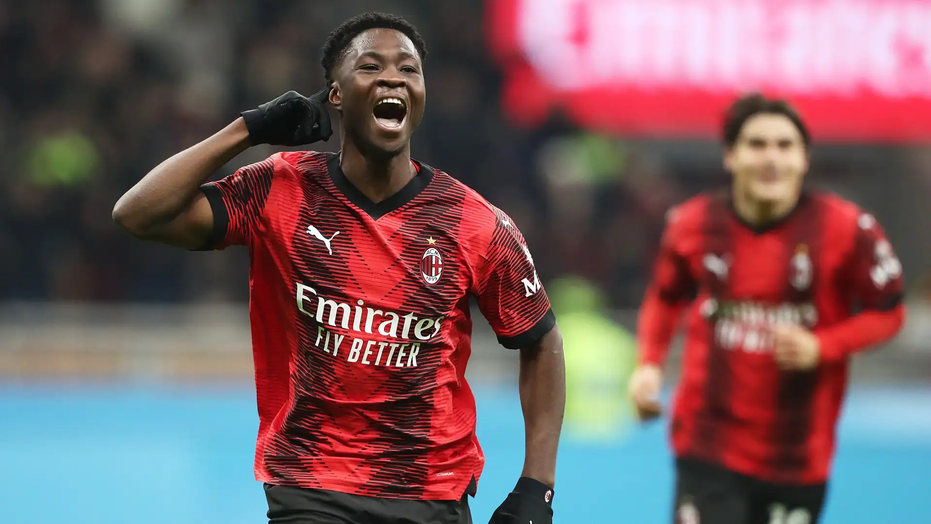 Chaka Traorè con la maglia del Milan
