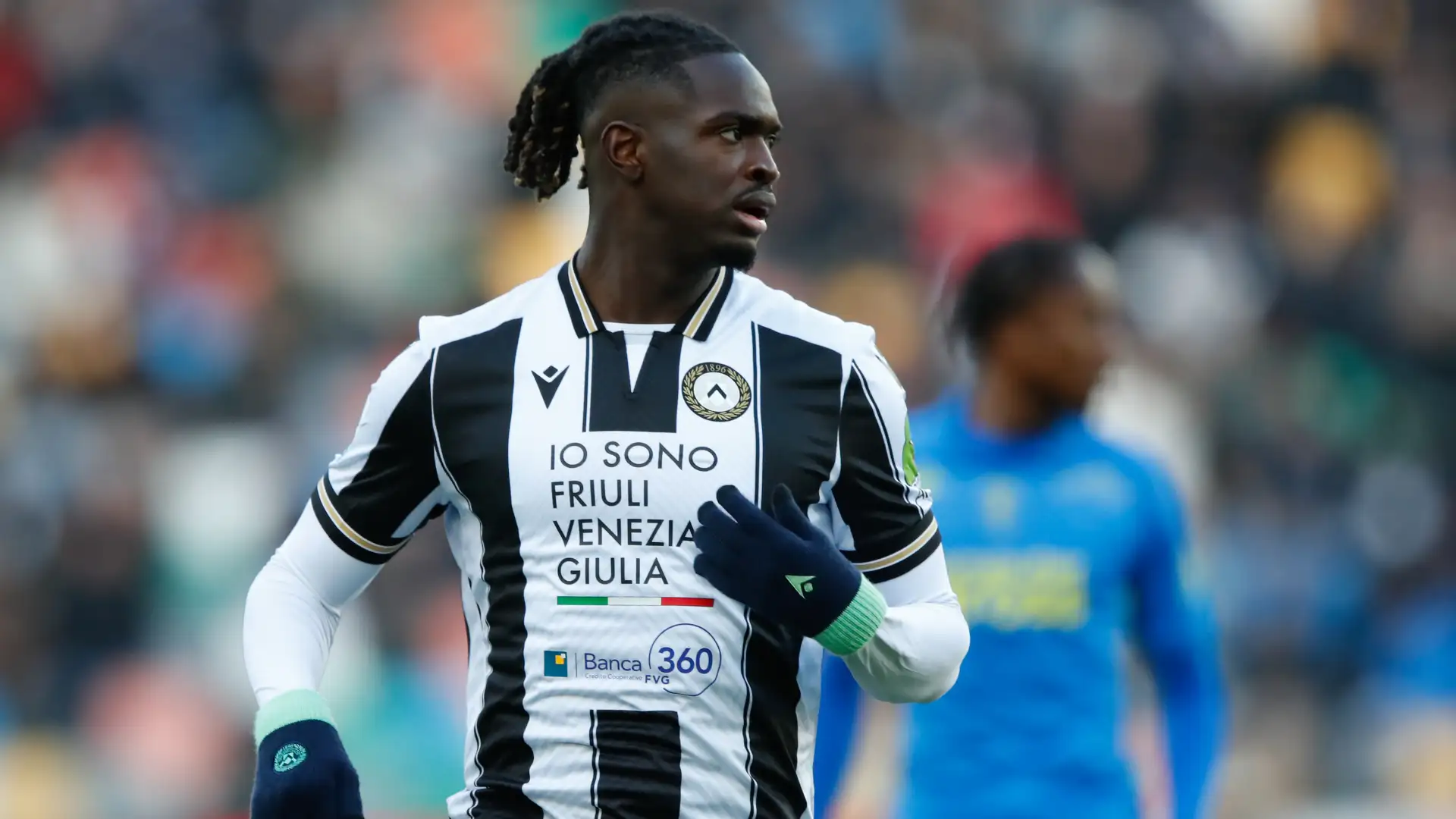 Solet con la maglia dell'Udinese