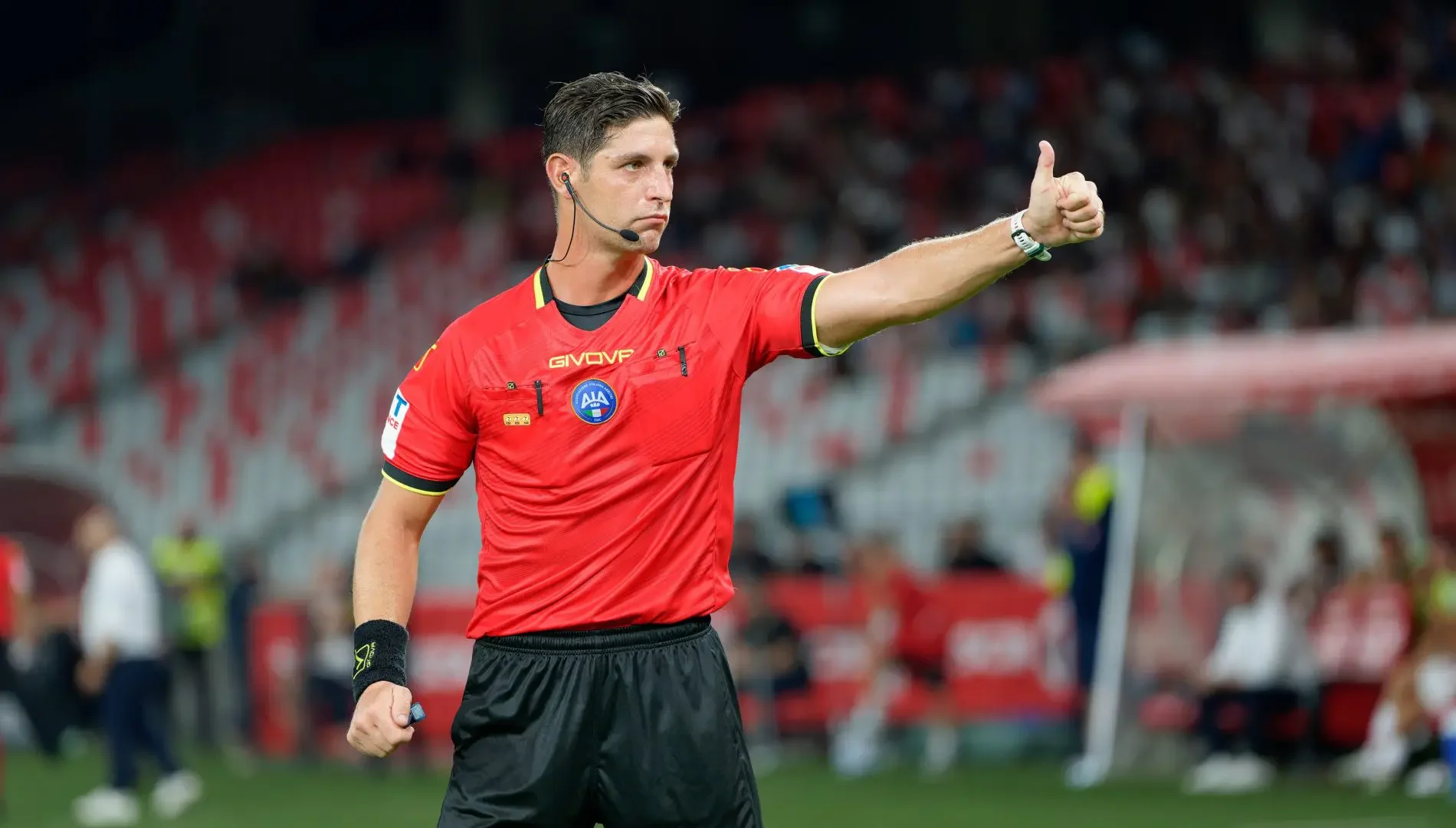 L'arbitro Marco Collu