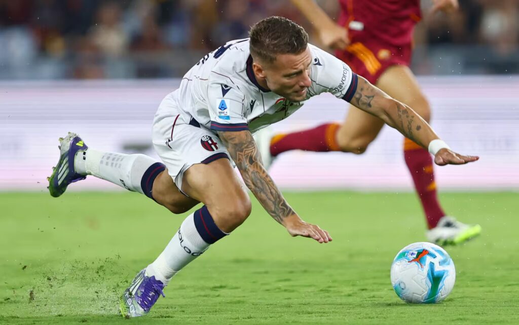 Ciro Immobile, l'infortunio contro la Roma in campionato