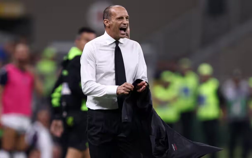 Allegri espulso durante Milan-Bologna