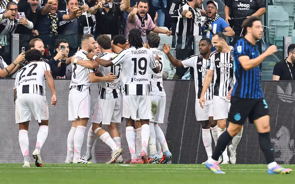La Juventus in goal contro l'Inter
