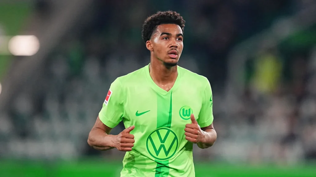 Odogu con la maglia del Wolfsburg