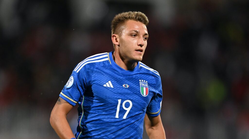 Retegui con la maglia della nazionale italiana