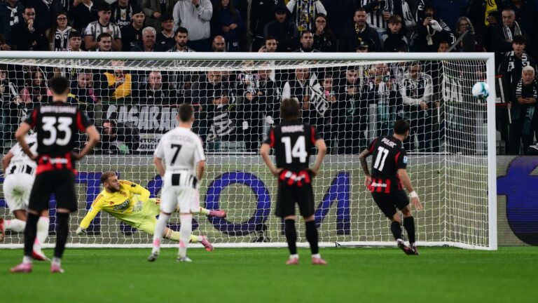 Pulisic sbaglia il rigore contro la Juventus