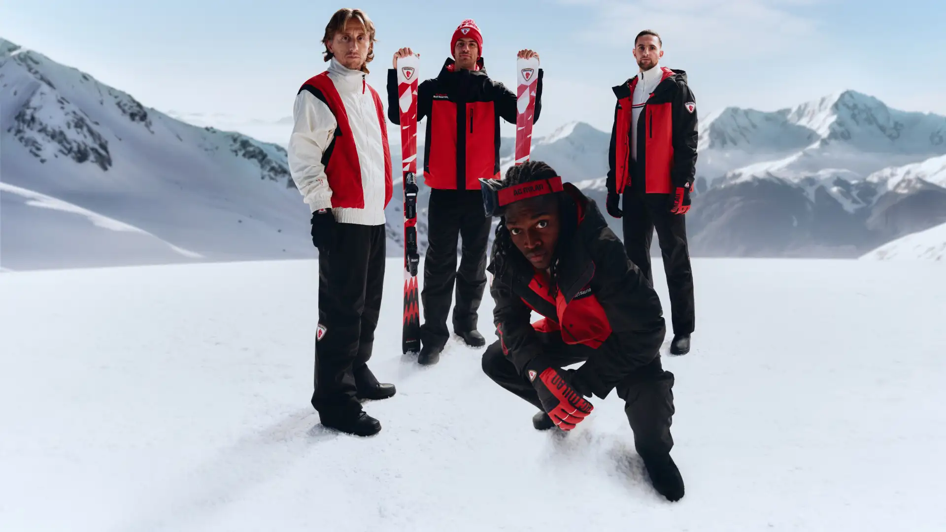 il milan conquista anche la neve nasce la collezione da sci firmata rossignol