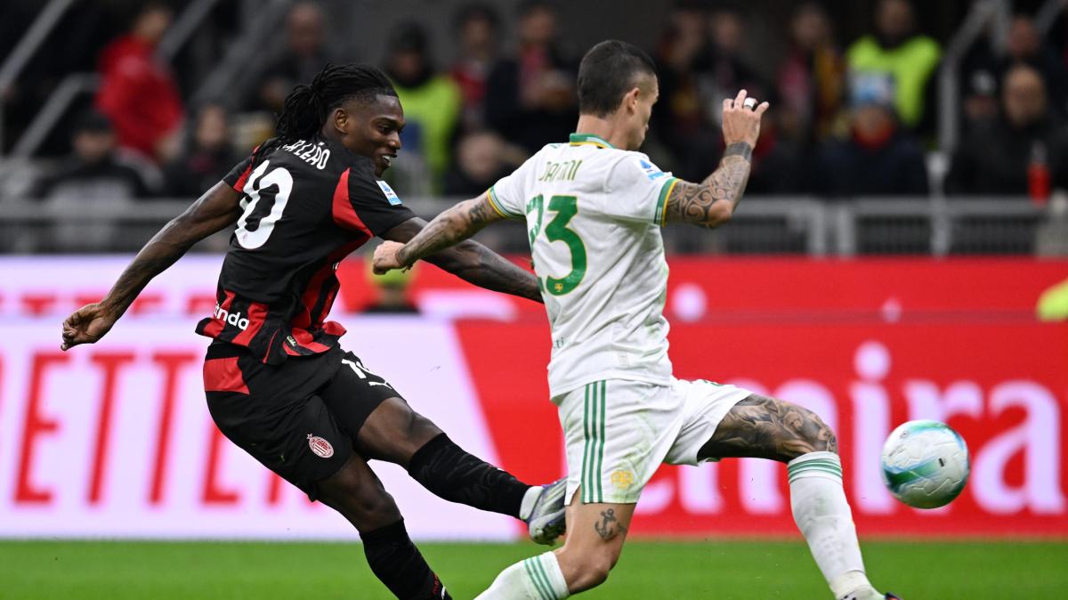 Rafa Leao e Gianluca Mancini