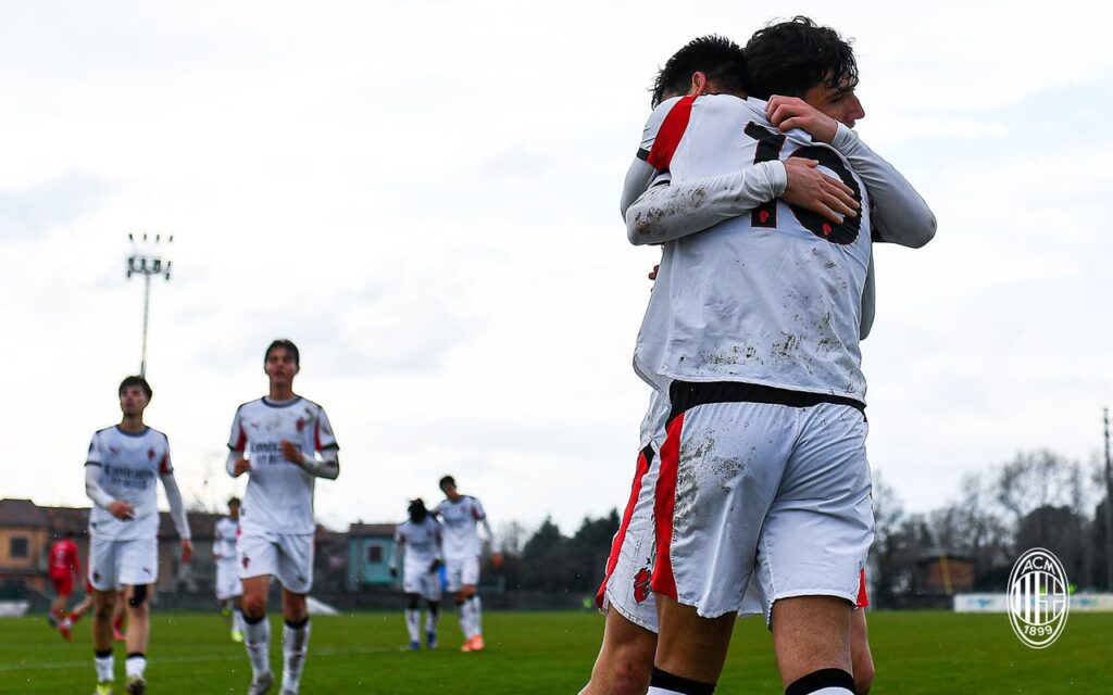 esultanza del Milan Futuro