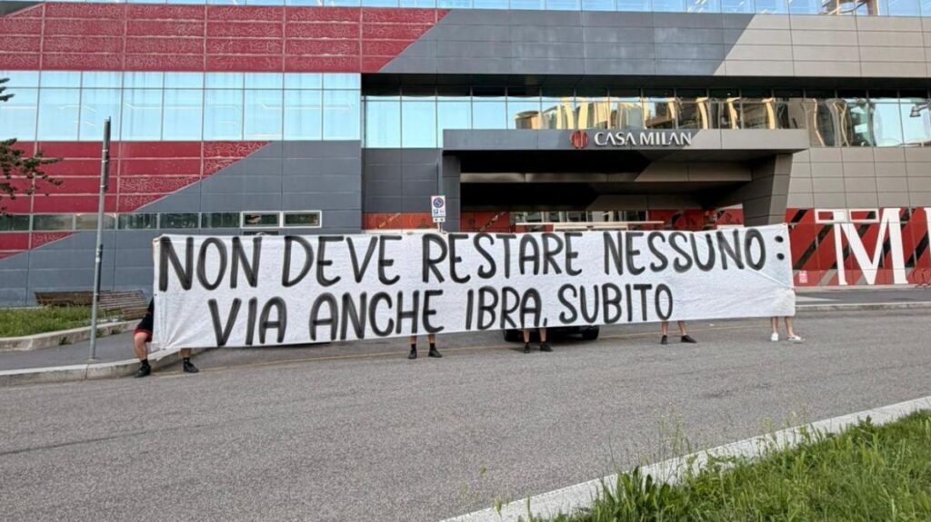 striscione ibra